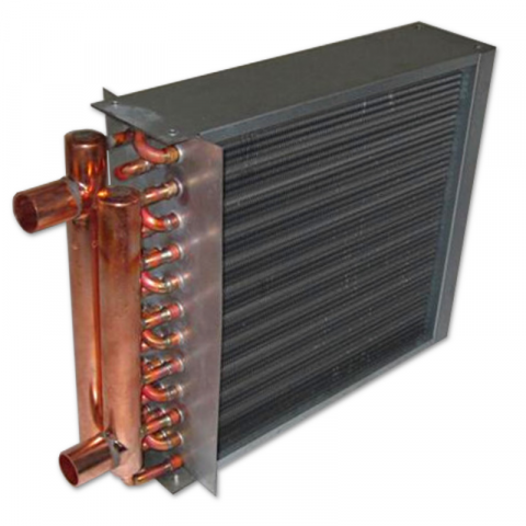 12x15 Water to Air Heat Exchanger~~1" Copper ports w/ EZ Install Front Flange 