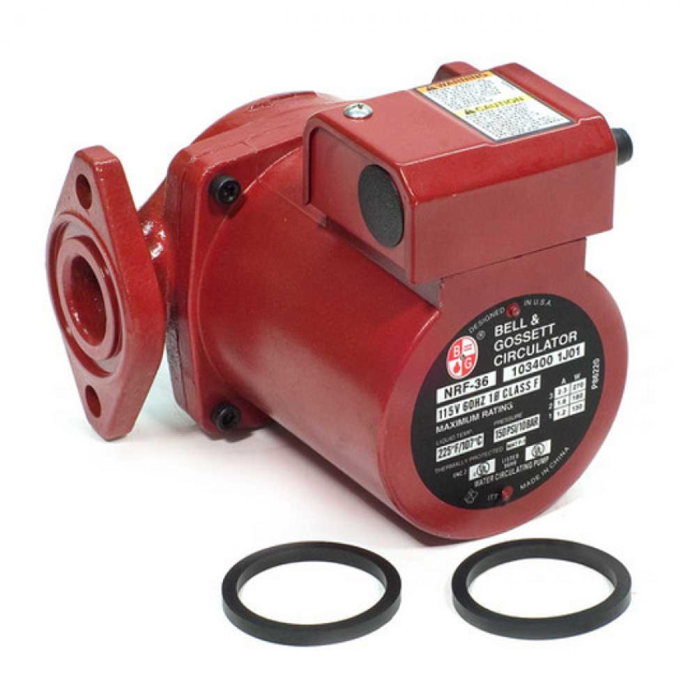 B&G - 36 GPM 3-Speed Low Head Cold/Hot Water Circulating Pump ...